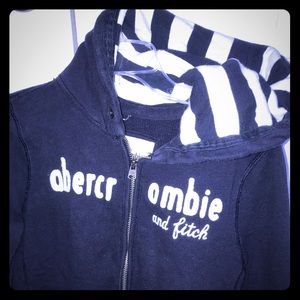 Abercrombie and Fitch zip up sweatshirt size S